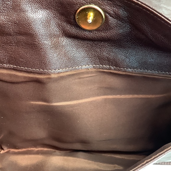 Gucci Brown Large Leather Wristlet /Clutch Bag Excellent Condition Rare … - Picture 7 of 14